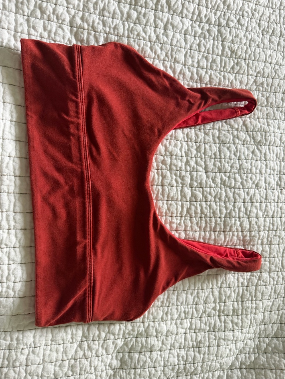 lululemon athletica Brick Red Scoop Sports Bra Top